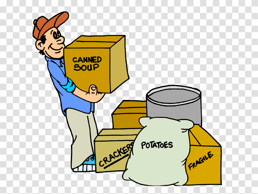 Holiday Food Clip Art, Person, Human, Package Delivery, Carton Transparent Png