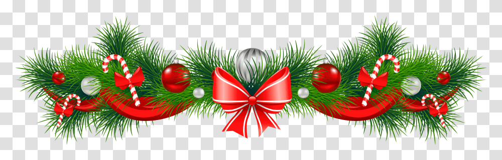 Holiday Garland Christmas Background Hd, Gift, Tree, Plant, Ornament Transparent Png