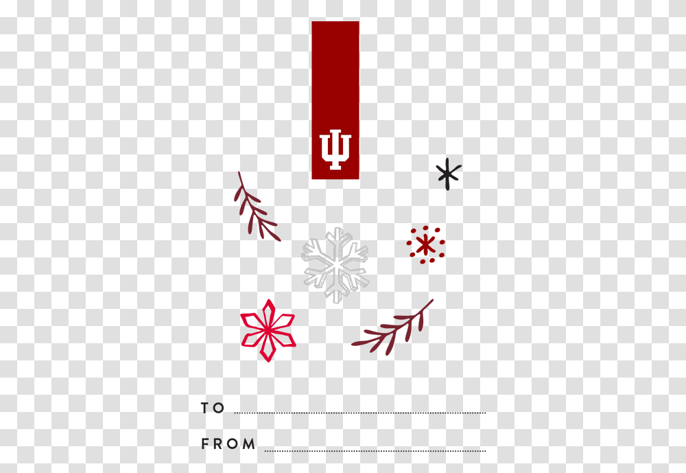 Holiday Gift Tag Illustration, Snowflake, Apparel, Pattern Transparent Png