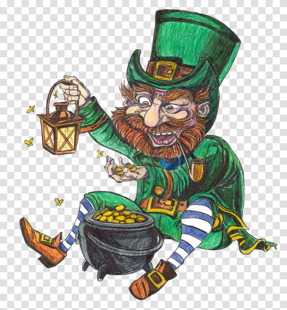 Holiday History Leprechaun Eating Corned Beef, Architecture, Building, Emblem Transparent Png