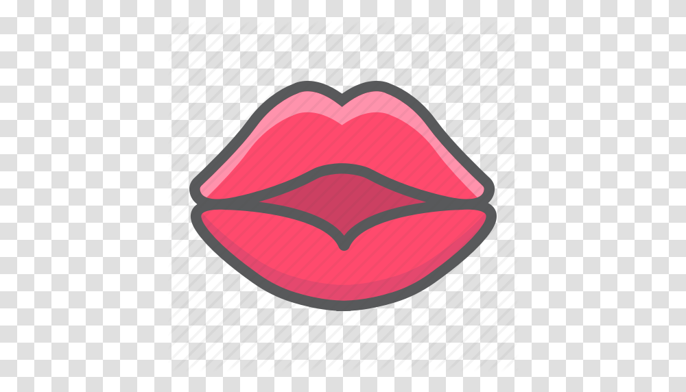 Holiday Kiss Lips Lipstick Love Romantic Valentine Icon, Heart, Mouth, Plant, Flower Transparent Png