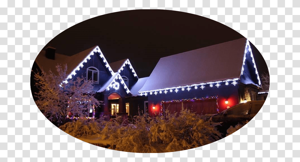 Holiday Lighting Green Drop Lawns Christmas Day, Tree, Plant, Building, Outdoors Transparent Png