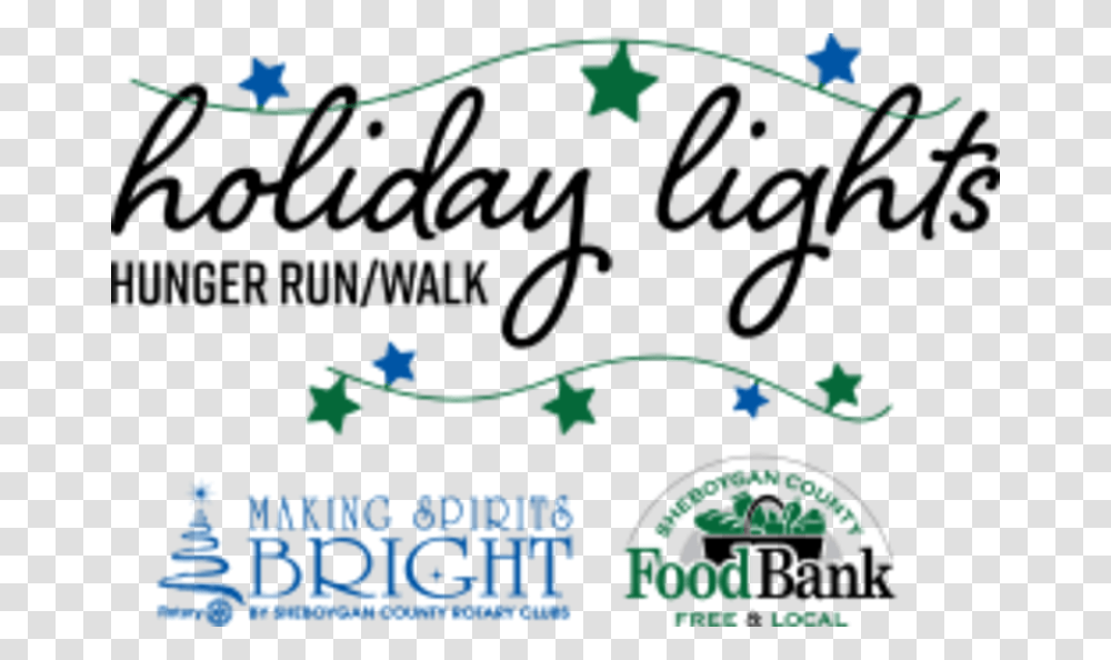 Holiday Lights Hunger Runwalk Calligraphy, Alphabet, Recycling Symbol Transparent Png