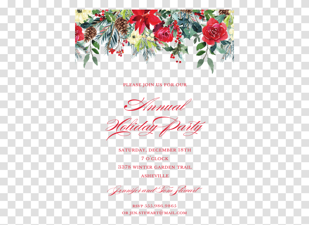 Holiday Party Wedding, Advertisement, Poster, Flyer, Paper Transparent Png