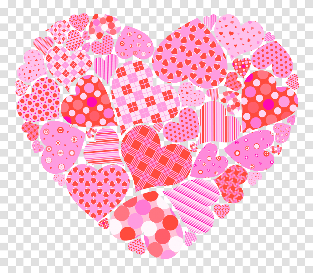 Holiday, Pattern, Heart, Rug Transparent Png