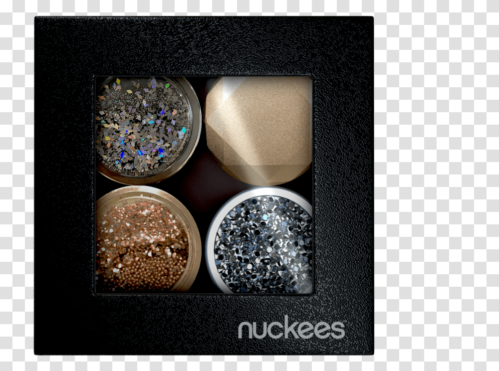 Holiday Silver And Gold Palette Box Set Eye Shadow, Light, Glitter, Flare, Rubix Cube Transparent Png