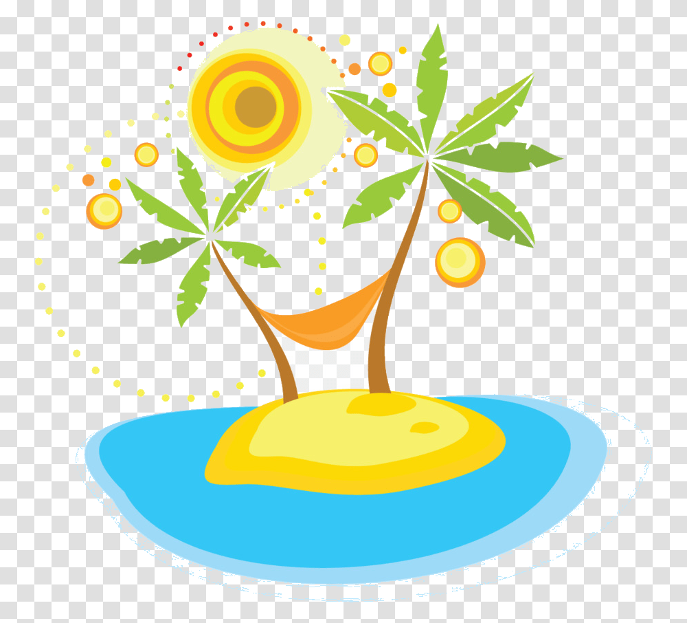 Holiday Summer Vacation Clip Art Palm Tree Clip Art Summer Holiday, Plant, Cocktail, Alcohol Transparent Png
