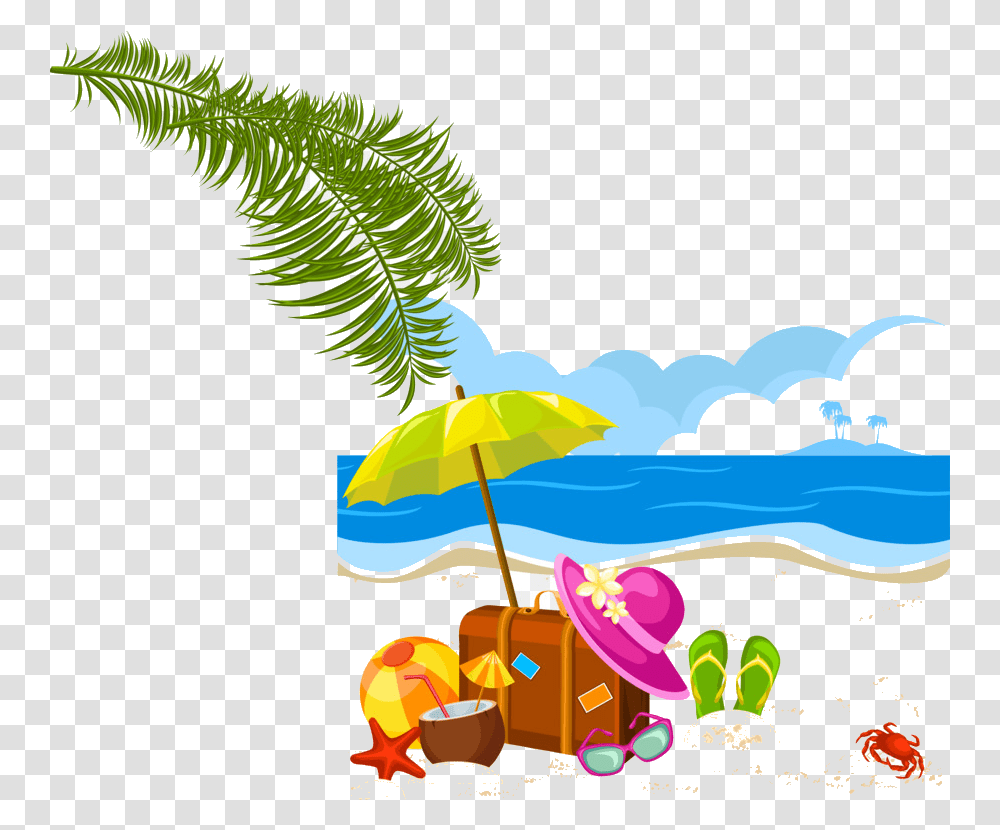 Holiday Summer Vacation Clip Art Vector Beach Summer, Tree, Plant, Fir, Abies Transparent Png