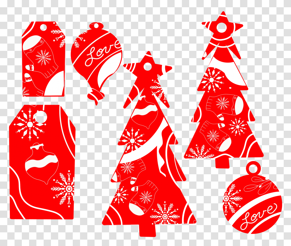 Holiday Tagsred Christmas Tree, Plant, Ornament Transparent Png