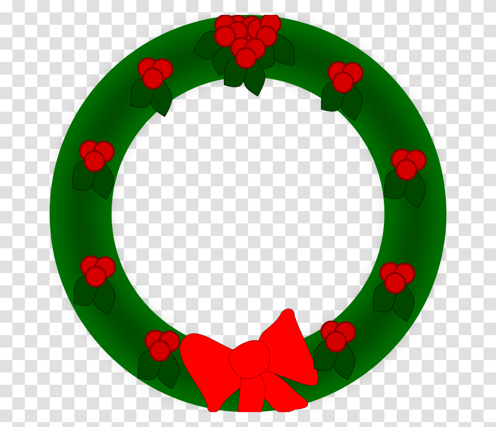 Holiday Wreath Clip Art Free, Horseshoe, Life Buoy, Heart Transparent Png