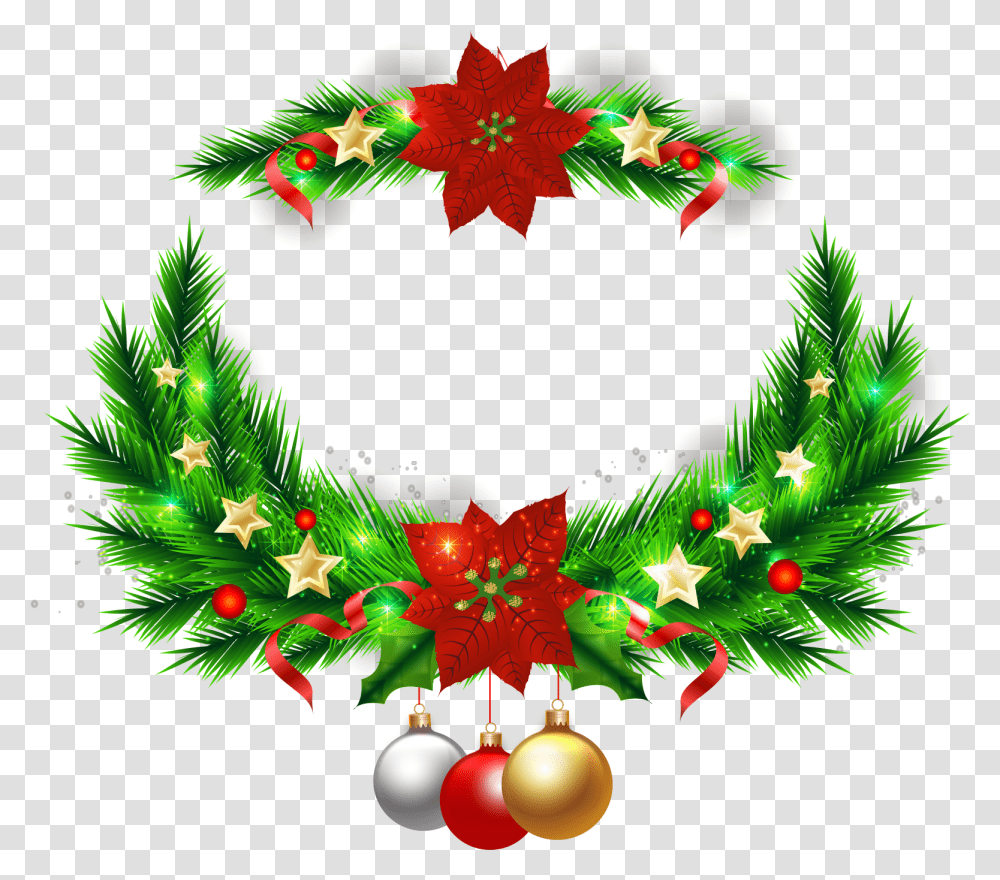 Holiday Wreath Vector Christmas Wreath Vector, Ornament, Pattern, Graphics, Art Transparent Png