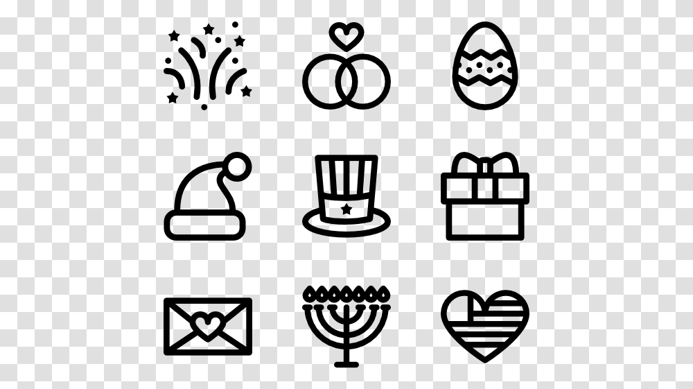 Holidays Line Icono Hobbies, Gray, World Of Warcraft Transparent Png