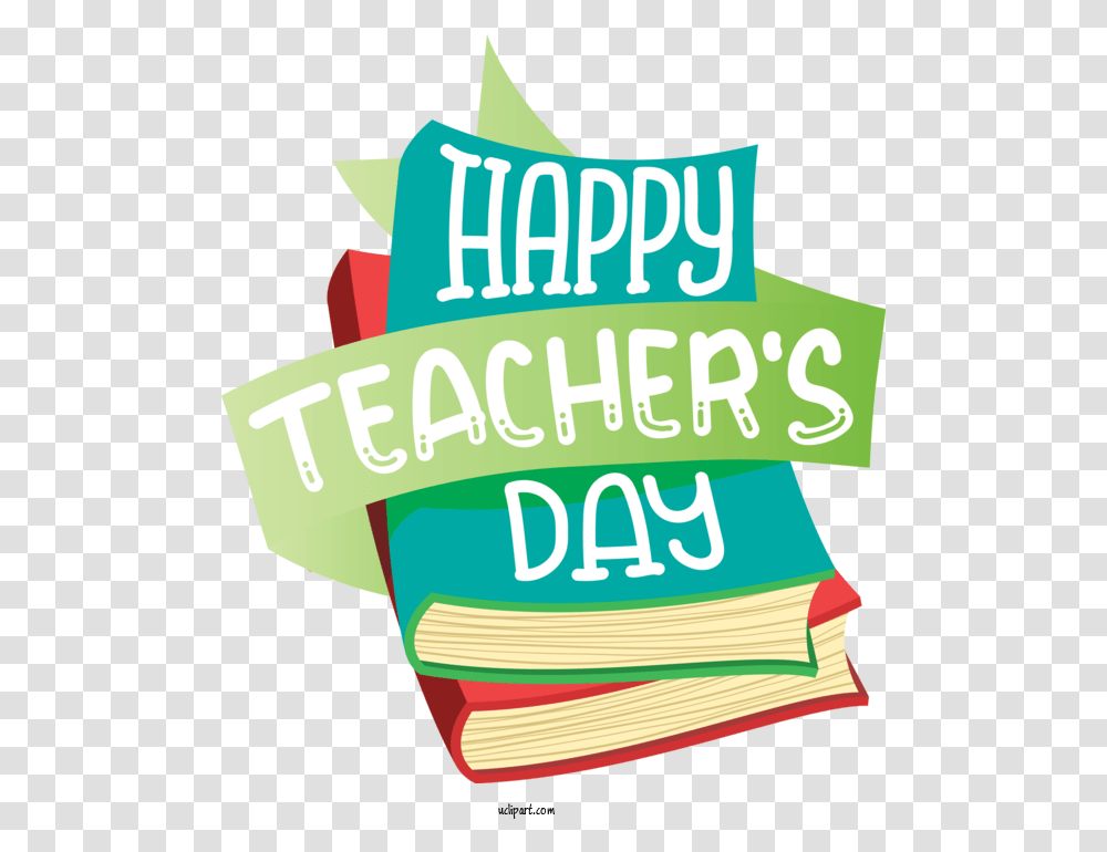 Holidays Logo Green Line For Teachers Day Teachers Day Horizontal, Poster, Advertisement, Paper, Flyer Transparent Png