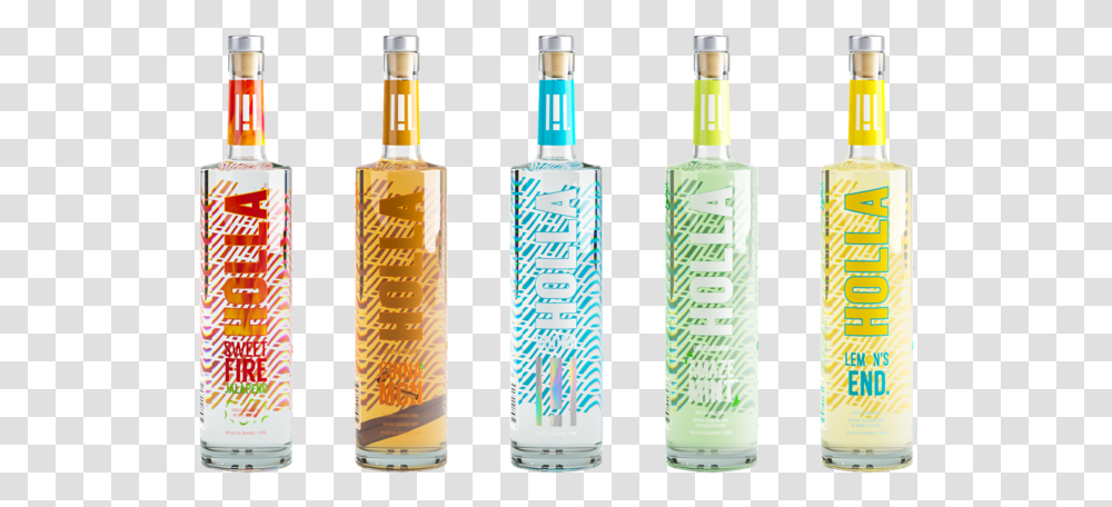 Holla Bottles Vodka, Liquor, Alcohol, Beverage, Drink Transparent Png