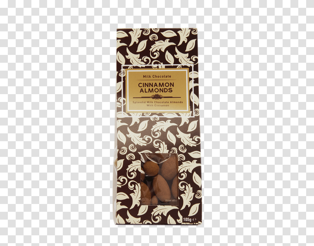 Holland Barrett Milk Chocolate Cinnamon Almonds Milk Chocolate, Label, Floral Design, Pattern Transparent Png