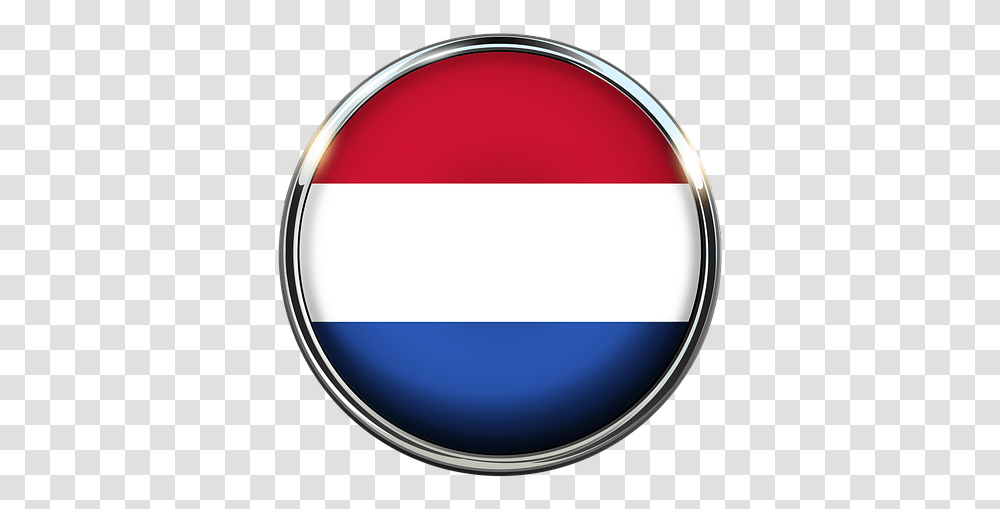 Holland Flag Netherlands Europe Nations White Circle, Logo, Trademark, Disk Transparent Png