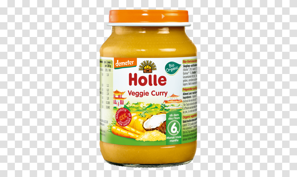 Holle Babyveggie Curry 6x190g Holle Apple And Pear, Mayonnaise, Food, Menu Transparent Png