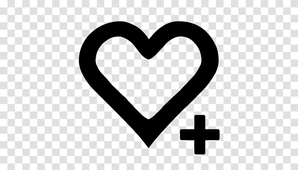 Hollow Heart Plus Hollow Invisible Icon With And Vector, Gray, World Of Warcraft Transparent Png