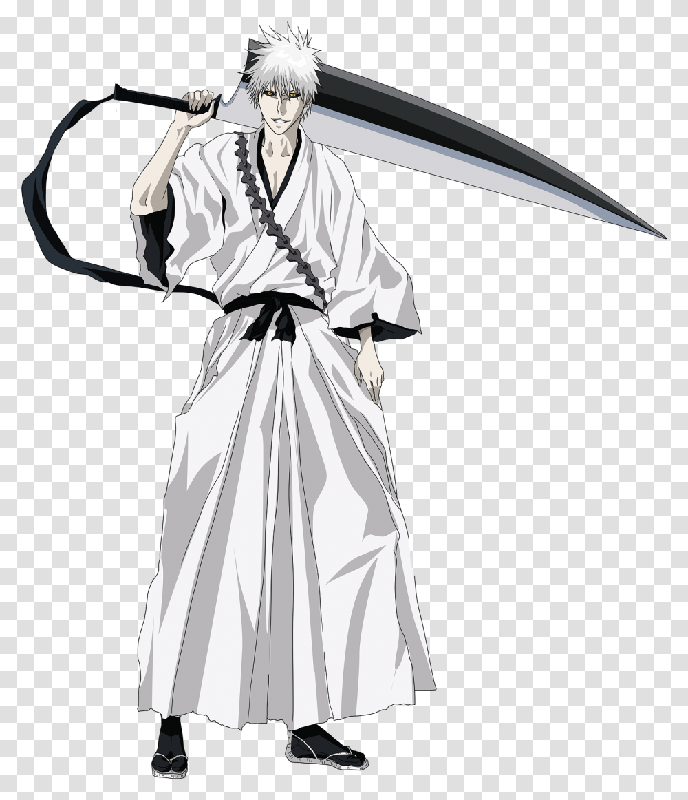Hollow Ichigo White Ichigo, Samurai, Person, Human, Duel Transparent Png