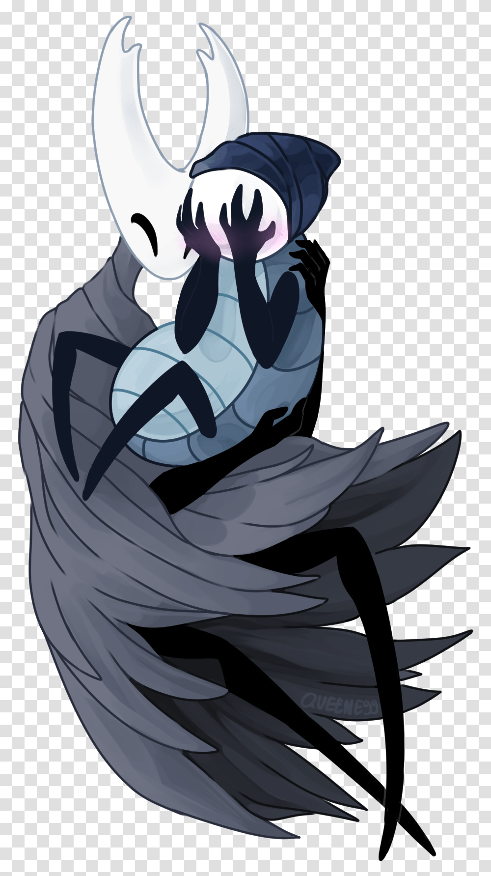 Hollow Knight Quirrel X Ghost Download Hollow Knight Quirrel X Ghost, Animal, Mammal, Bird, Batman Transparent Png