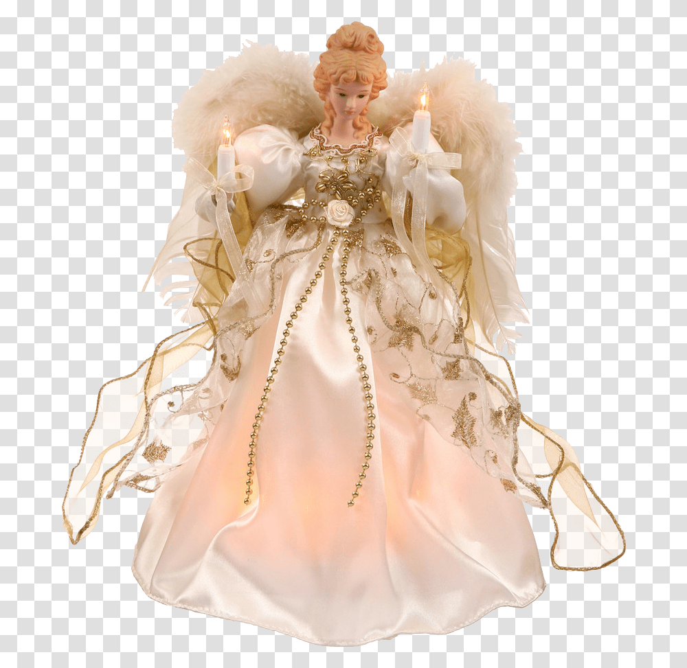 Holly Background Free Images Angel Ornaments With Feather Wings, Doll, Toy, Barbie, Figurine Transparent Png