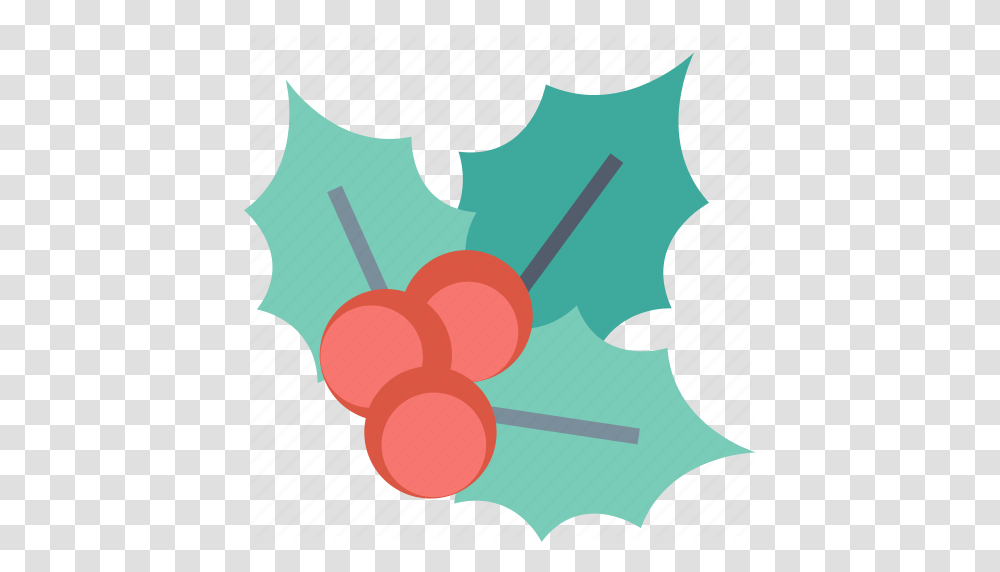 Holly Berry Christmas Decoration Ilex Leaves Xmas Icon Download On Iconfinder Holly, Plant, Leaf, Tree, Food Transparent Png