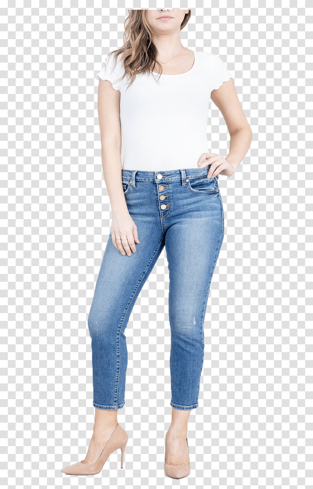 Holly Exposed Button Fly Jeans Photo Shoot, Pants, Apparel, Denim Transparent Png