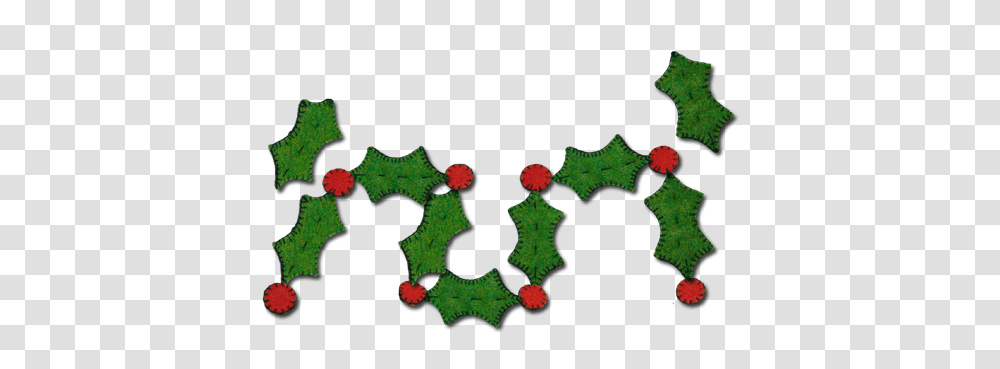 Holly Garland, Tree, Plant, Ornament, Pattern Transparent Png