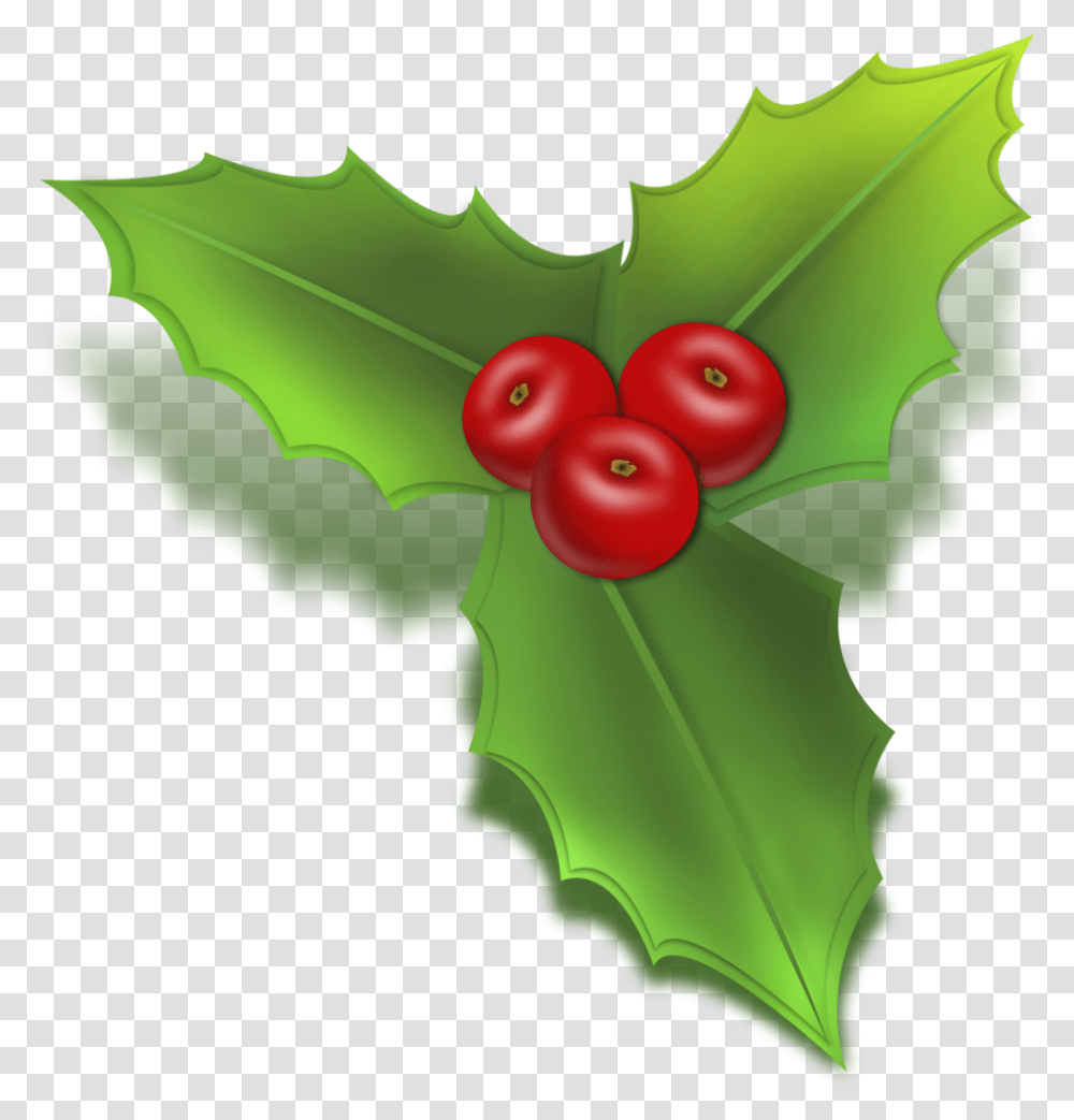 Holly Icon Green Santa Hat, Leaf, Plant, Food, Fruit Transparent Png