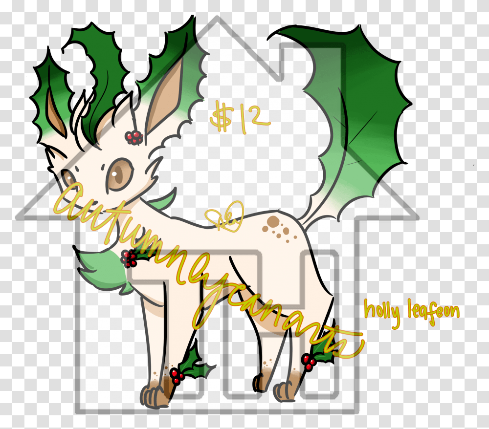 Holly Leafeon Fictional Character, Mammal, Animal, Plant, Plot Transparent Png