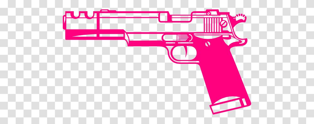 Holly Pink Clip Art, Gun, Weapon, Weaponry, Handgun Transparent Png