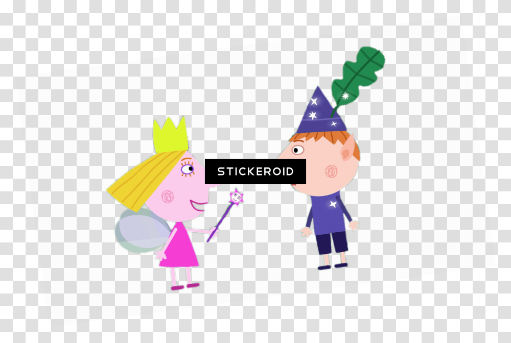 Holly Putting Spell On Ben Download Cartoon, Apparel, Party Hat, Toy Transparent Png