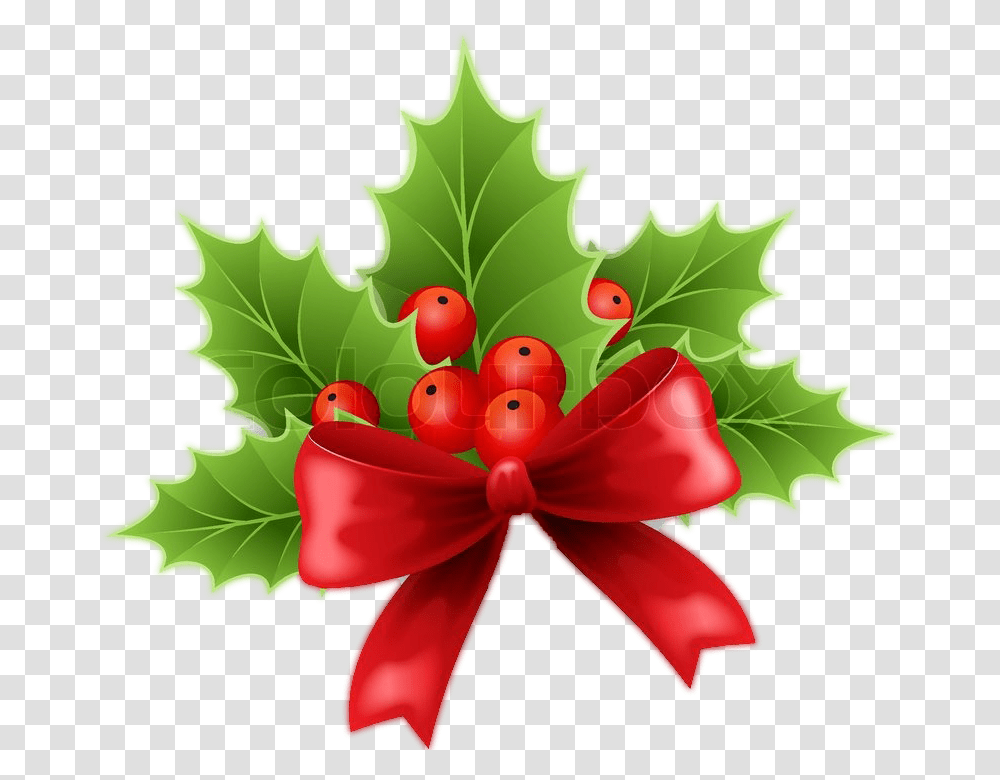 Holly Ribbon Holly And Candy Canes, Leaf, Plant, Tree, Flower Transparent Png