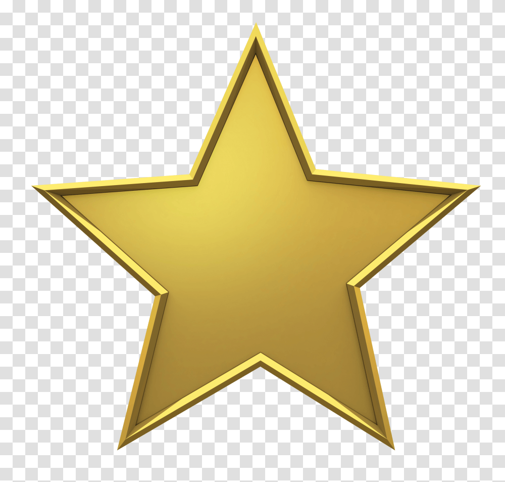 Hollywood Gold Star, Cross, Star Symbol Transparent Png