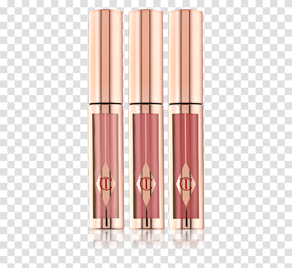 Hollywood Lips Trio Pretty Pink Lipstick Pack Shot Charlotte Tilbury Hollywood Lips Duo, Cosmetics, Bottle, Cylinder, Mascara Transparent Png