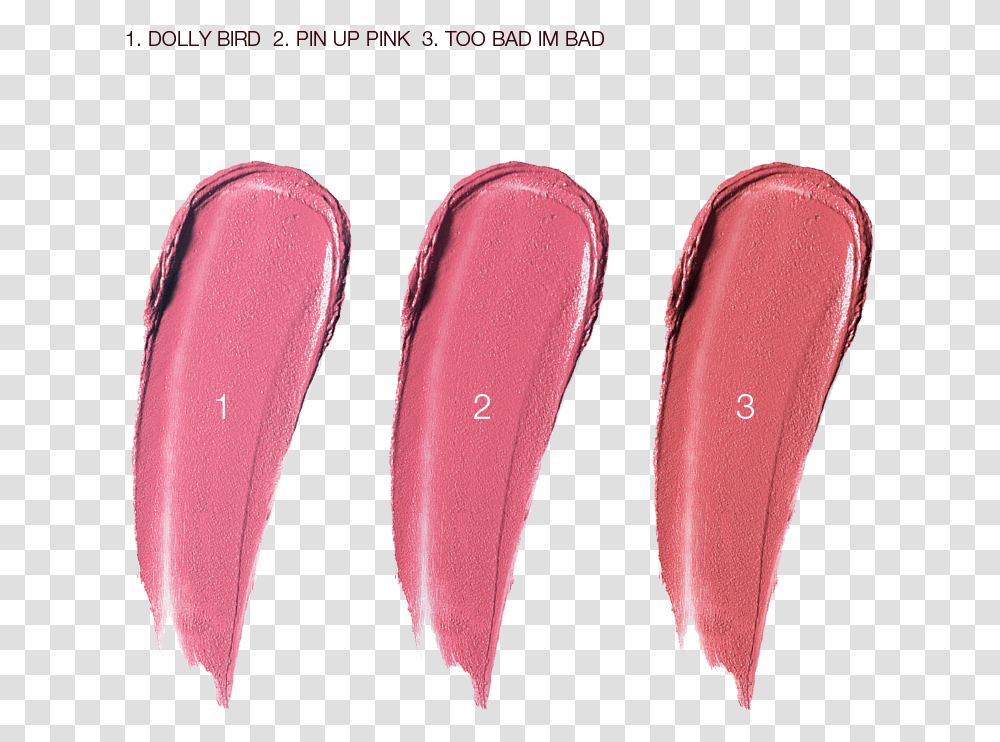 Hollywood Lips Trio Pretty Pink Lipstick Swatches Lip Gloss, Mouth, Tongue, Plant, Teeth Transparent Png