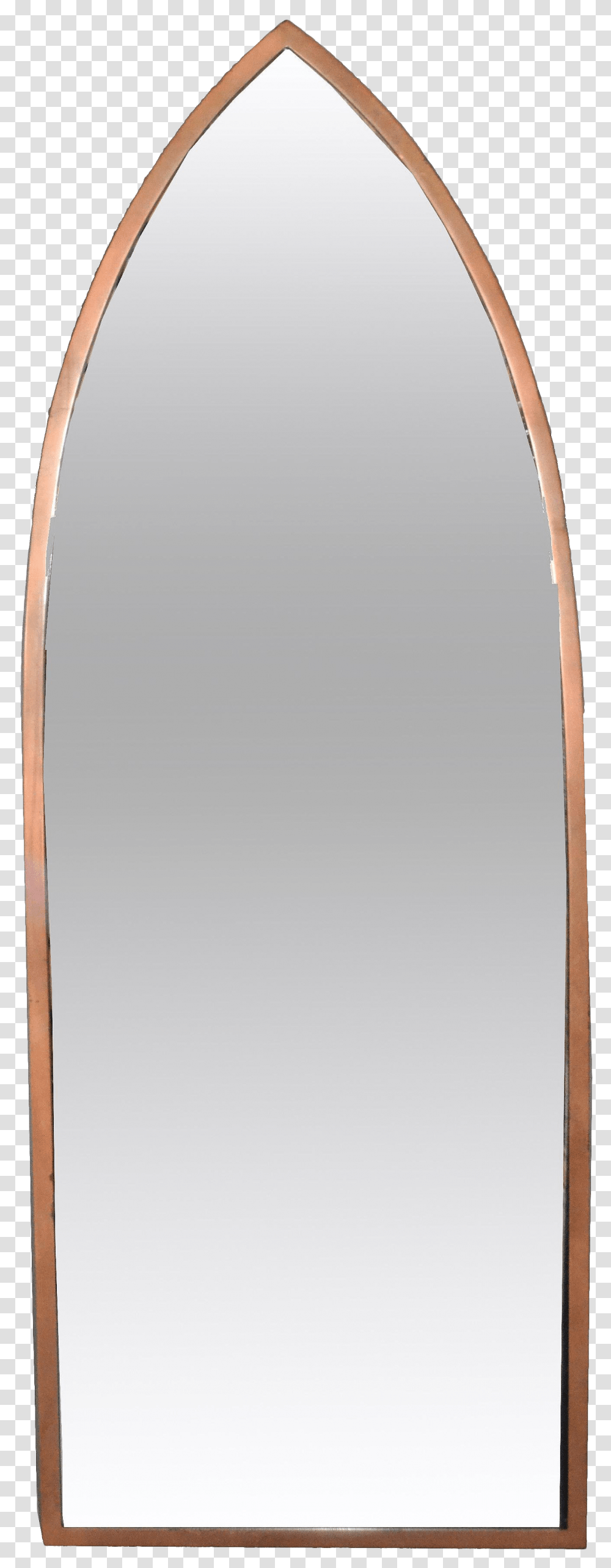 Hollywood Regency Italian Brass Gothic Arch Wall Mirror Arch Transparent Png