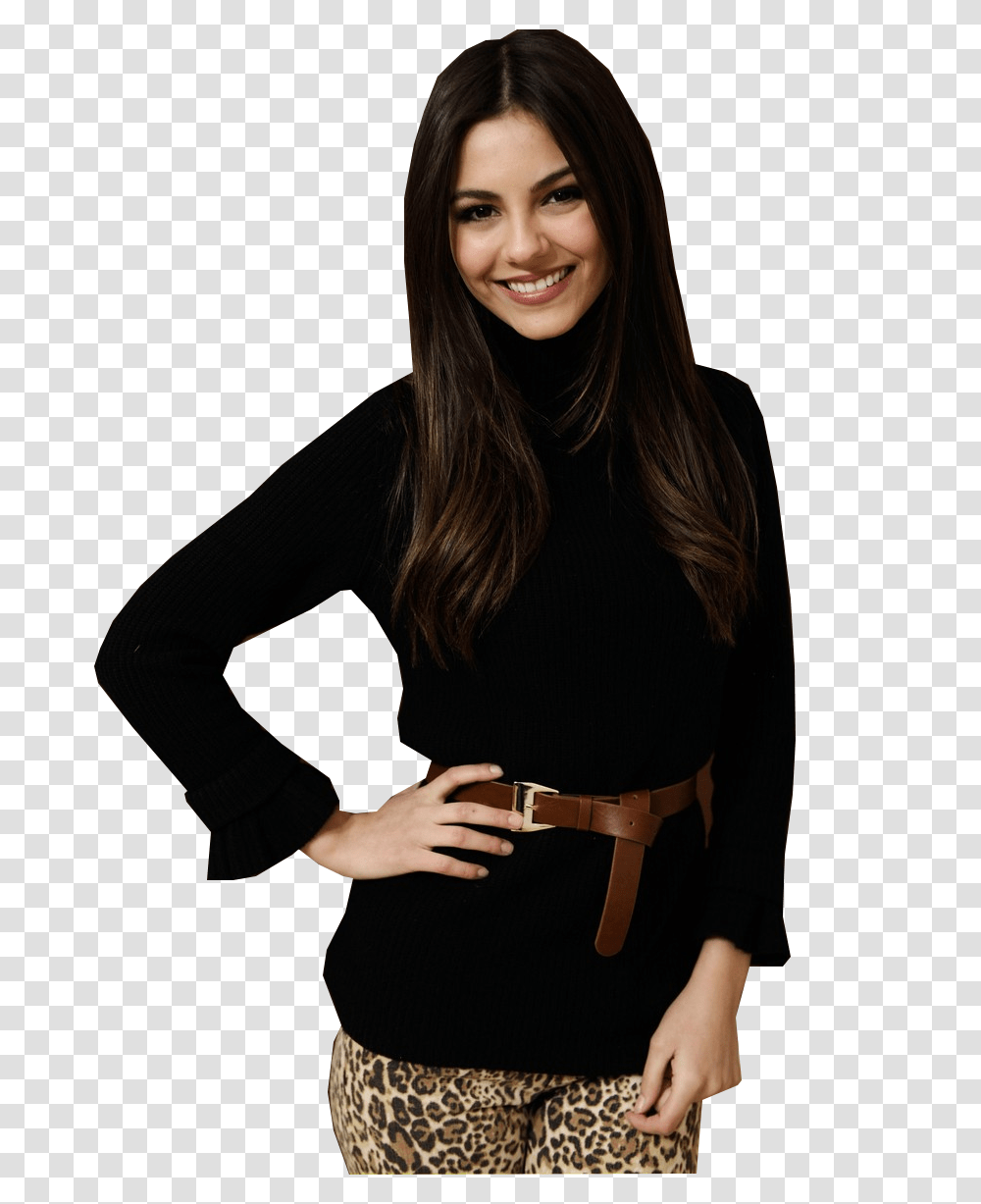 Hollywoodmoda Victoria Justice, Person, Sleeve, Buckle Transparent Png