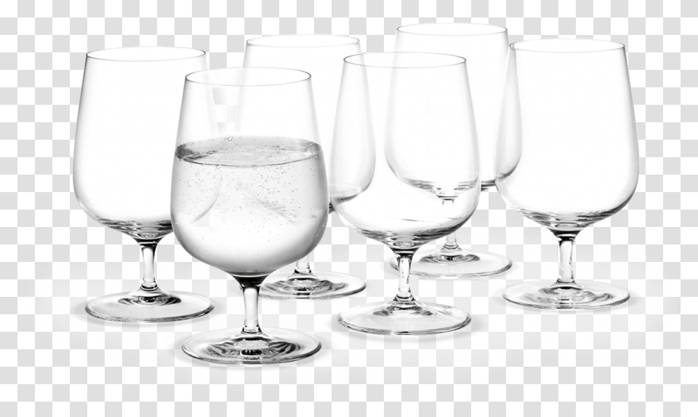 Holmegaard Bouquet Water Beer Glass 38cl 6pcs Wine Glass, Goblet, Alcohol, Beverage, Drink Transparent Png