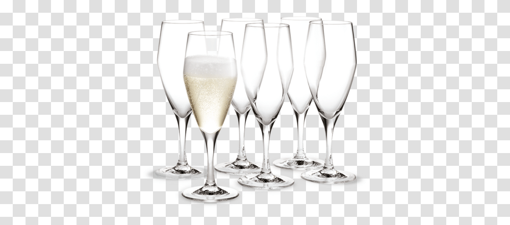 Holmegaard Perfection Champagne, Glass, Wine Glass, Alcohol, Beverage Transparent Png