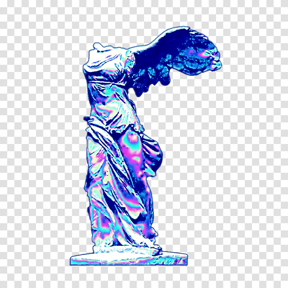 Holo Holograhic Tumblr Vaporwave Aesthetic Statue Sculp, Leisure Activities, Person, Dance Pose, Circus Transparent Png