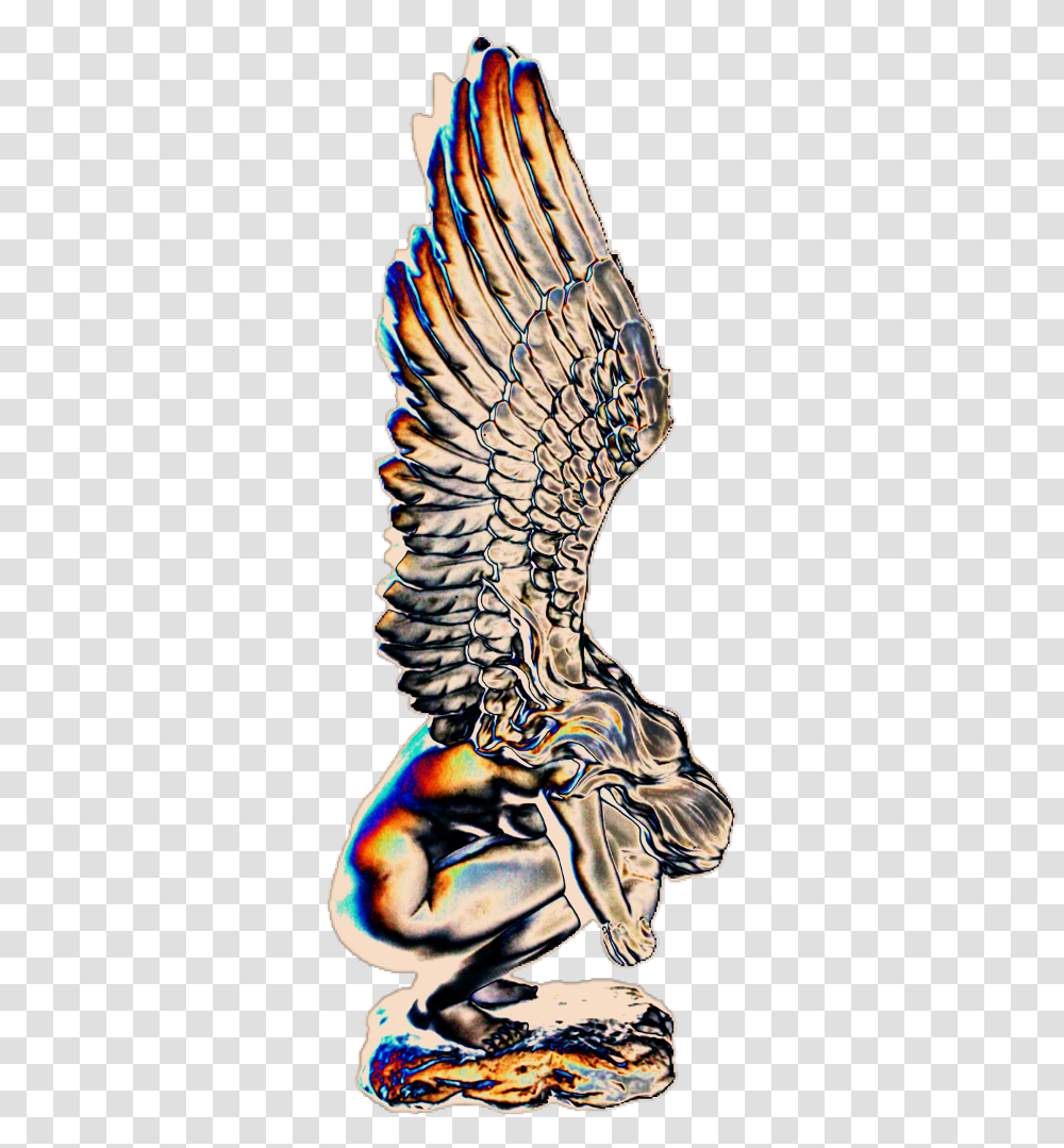 Holo Holographic Angel Wings Holodaze Holo Holographic Illustration, Tiger, Mammal, Animal, Glass Transparent Png