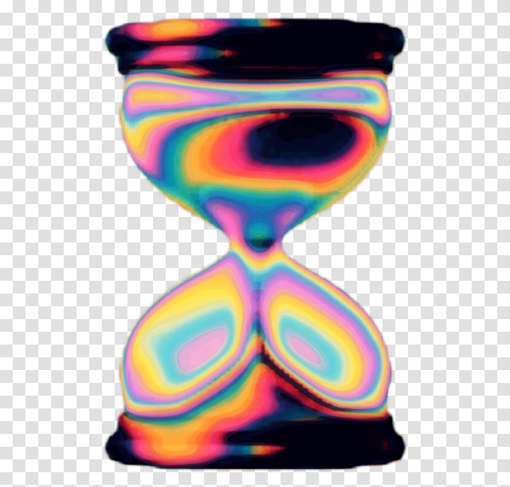 Holo Holographic Emoji Hourglass Time Freetoedit Modern Art, Toy, Pattern Transparent Png