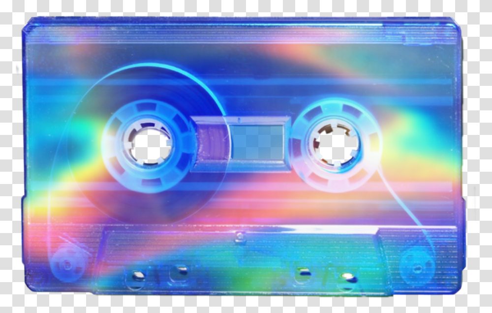 Holo Holographic Vaporwave Aesthetic Tumblr Electronics, Cassette, Monitor, Screen, Display Transparent Png