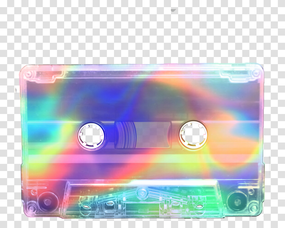 Holo Holographic Vaporwave Aesthetic Tumblr Nintendo, Mobile Phone, Electronics, Cell Phone, Cassette Transparent Png
