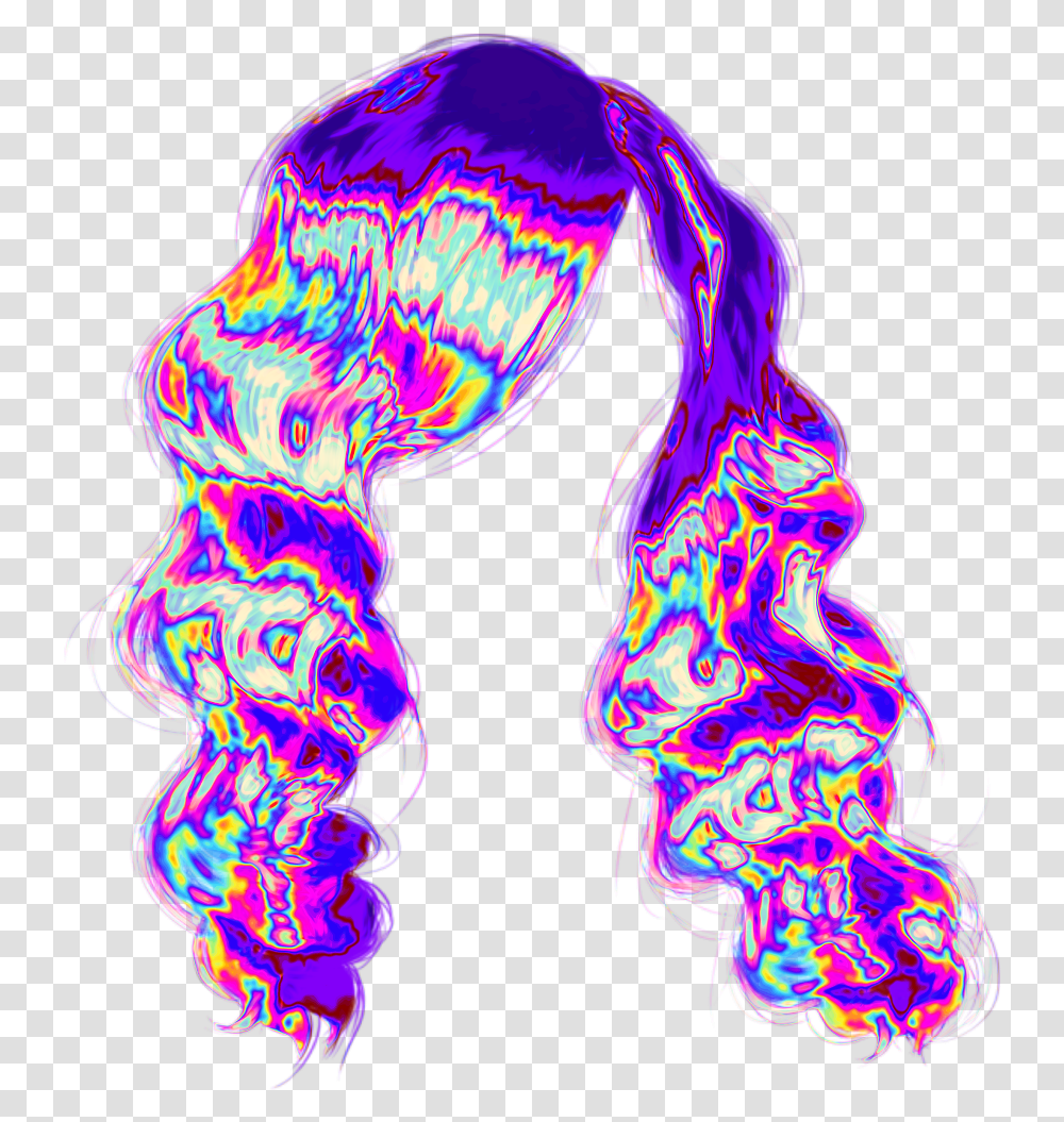 Holo Holographic Vaporwave Aesthetic Tumblr Scarf, Light, Neon Transparent Png