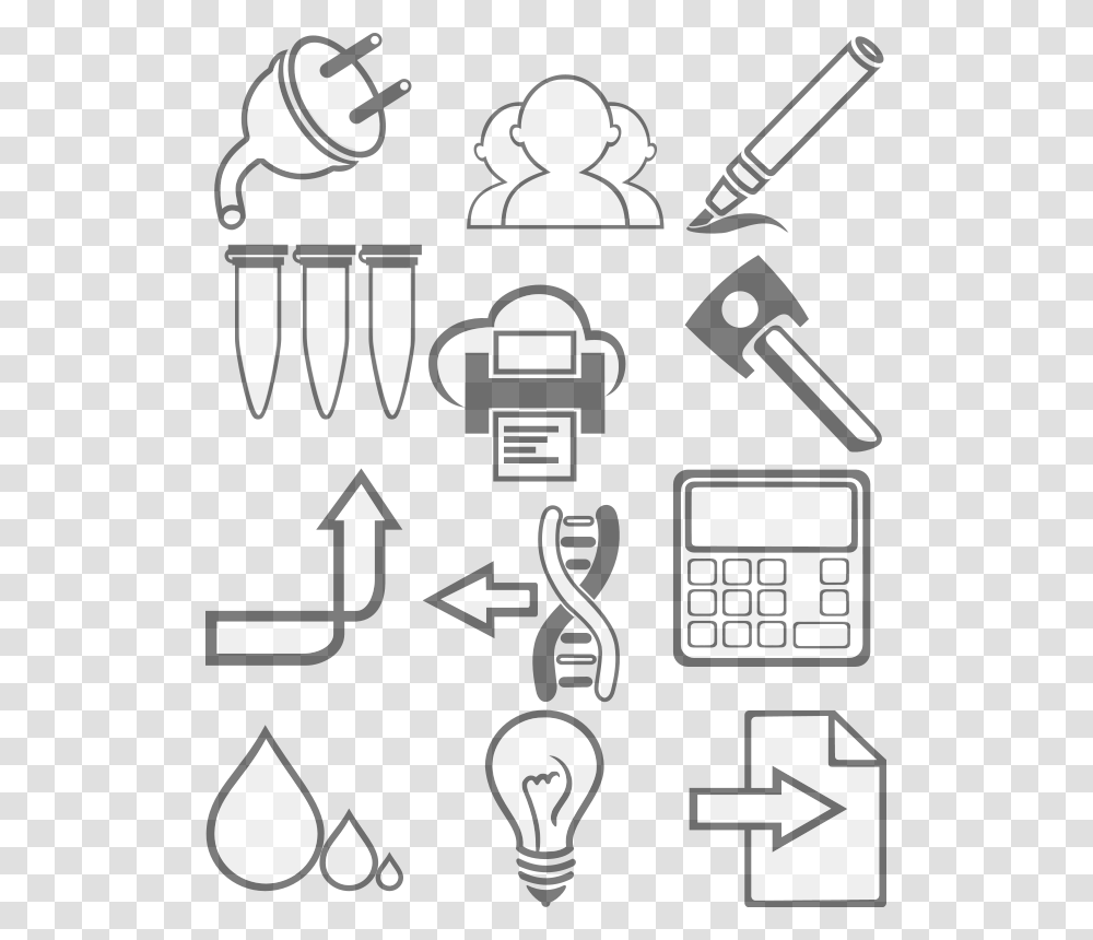 Holo Icons, Technology, Electronics, Calculator, Stencil Transparent Png
