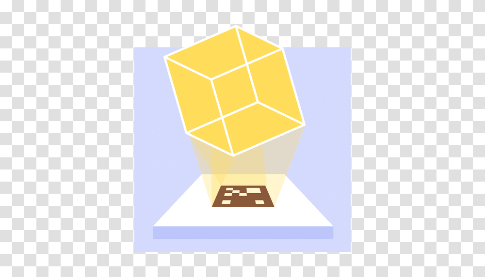 Hologram Cube Projection, Plot Transparent Png