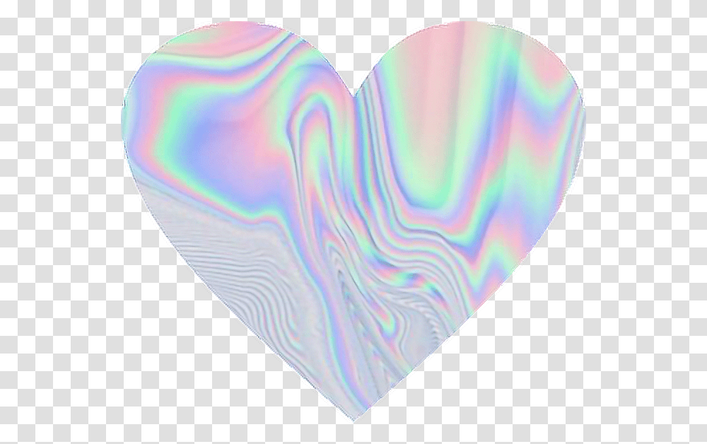 Holographic Holo Pastel Rainbow Heart Love Rainbow Love Heart, Plectrum, Balloon, Rug, Gemstone Transparent Png