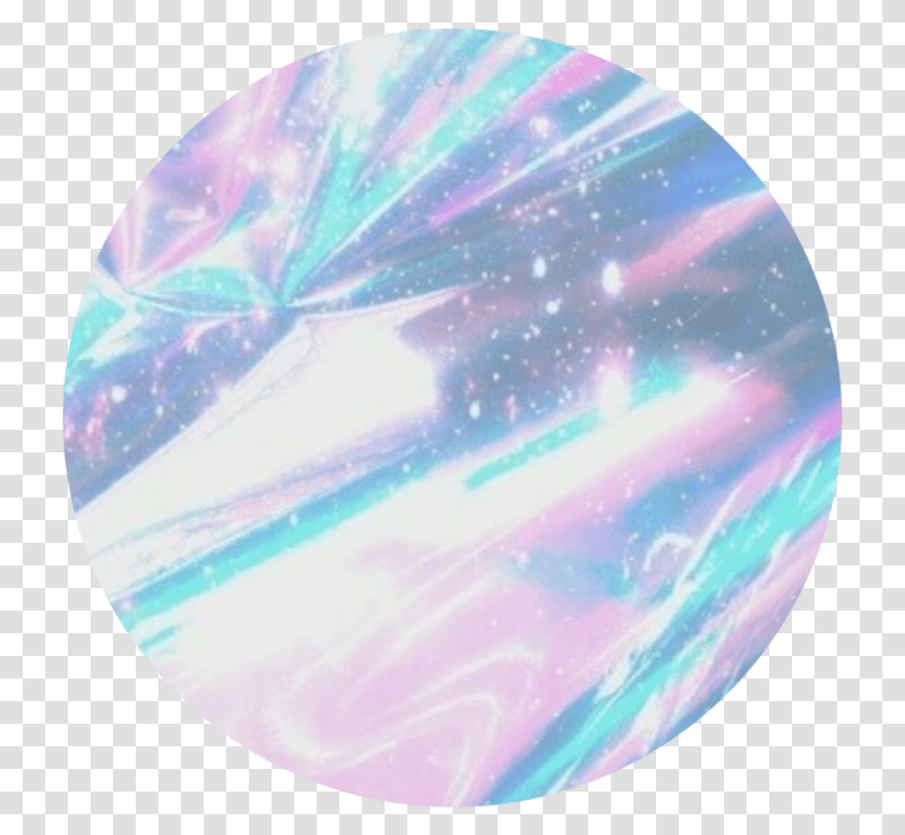 Holographic Holo Reposted Icon Circle Aesthetic Background Electric Holographic, Lighting, Crystal, Disk, Mineral Transparent Png